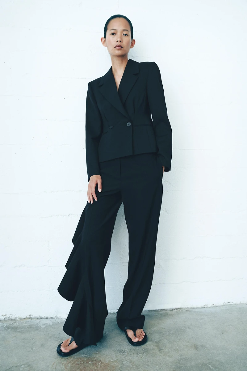 ZW COLLECTION WOOL BLEND TAILORED BLAZER