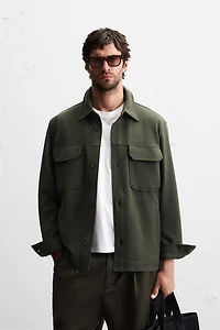 COMFORT TEXTURED OVERSHIRT
