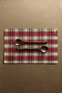 SET DE TABLE TARTAN NOËL (LOT DE 2)