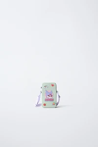 HOUSSE POUR TÉLÉPHONE PORTABLE EFFET GOMME KUROMI © SANRIO