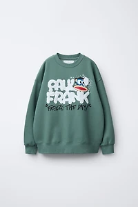 PAUL FRANK ® RAISED TEXT SWEATSHIRT