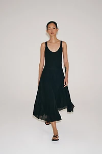 FLOWY COMBINATION SKIRT ZW COLLECTION