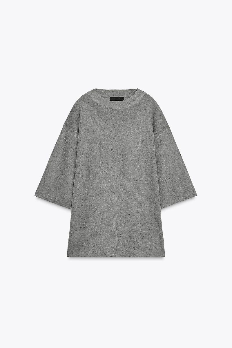 OVERSIZED BASIC KNIT TOP