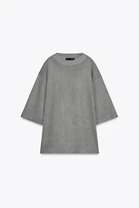 OVERSIZED BASIC KNIT TOP