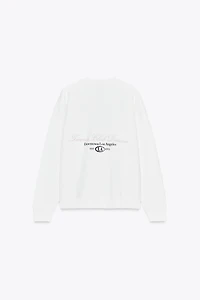 COTTON TEXT SWEATSHIRT