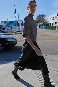 COMBINATION MIDI DRESS