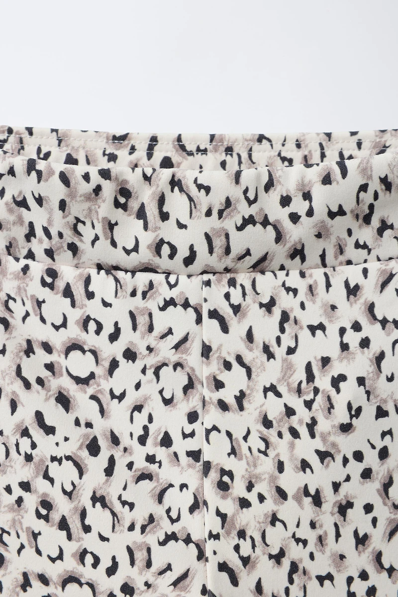 SPORTY ANIMAL PRINT LEGGINGS