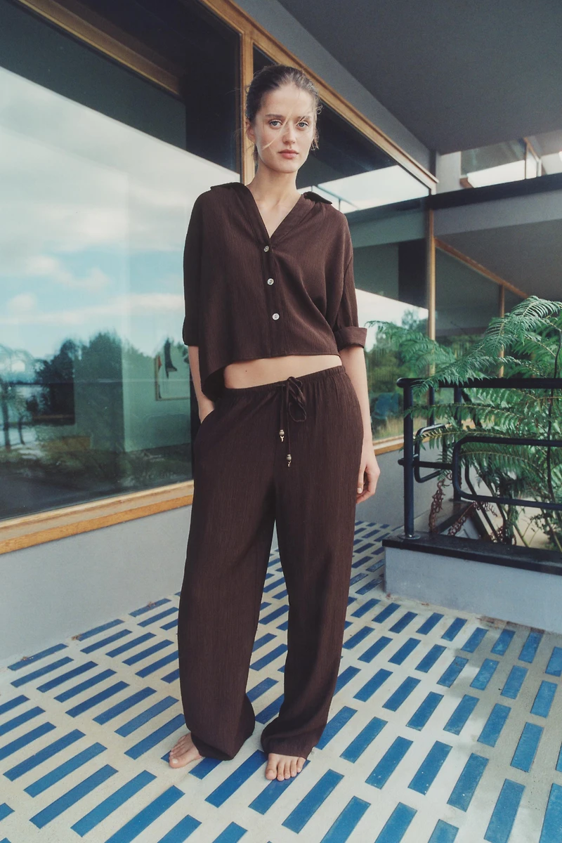 PANTALON FLUIDE DROIT