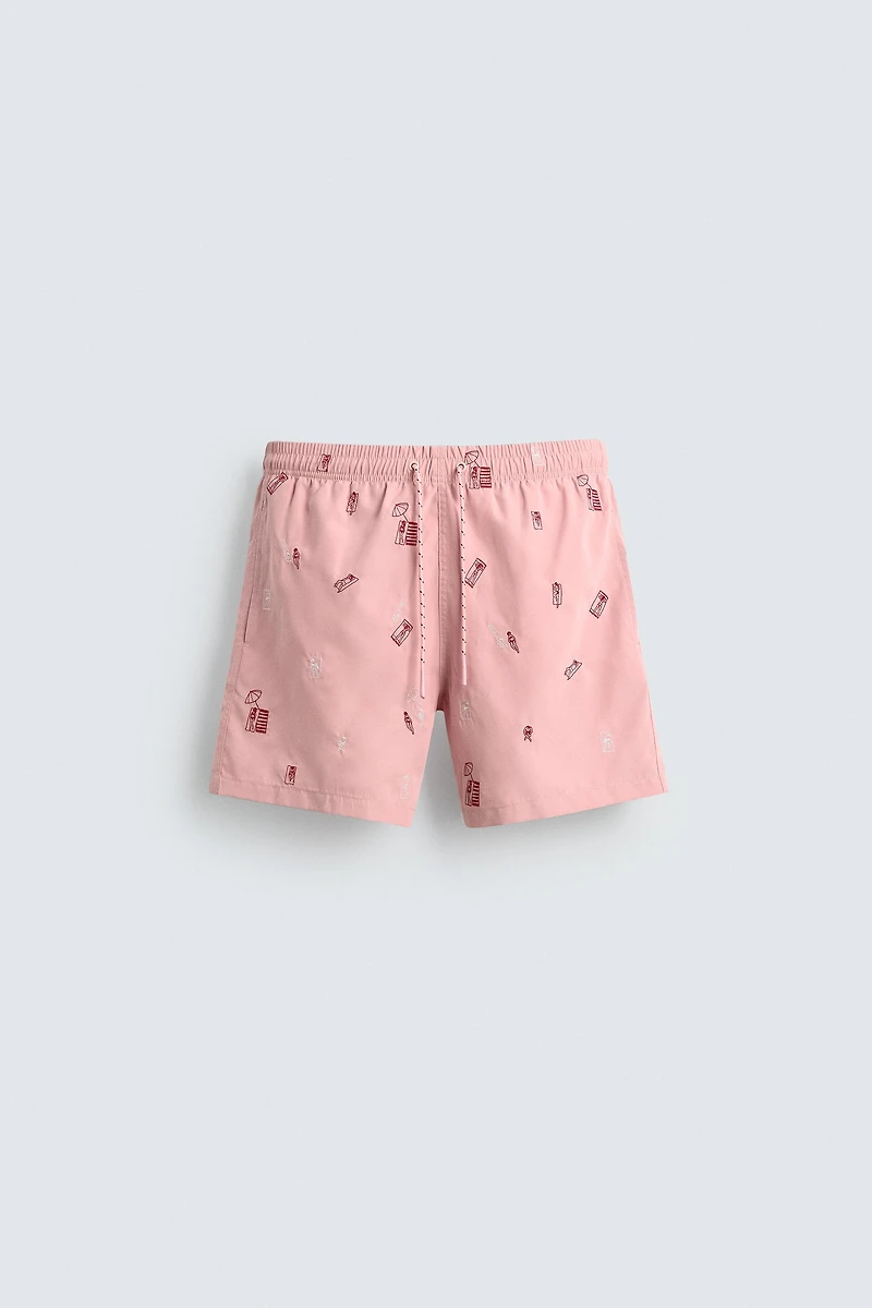 MEDIUM EMBROIDERED SWIMSUIT