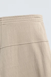 TEXTURED BALLOON FIT JOGGERS