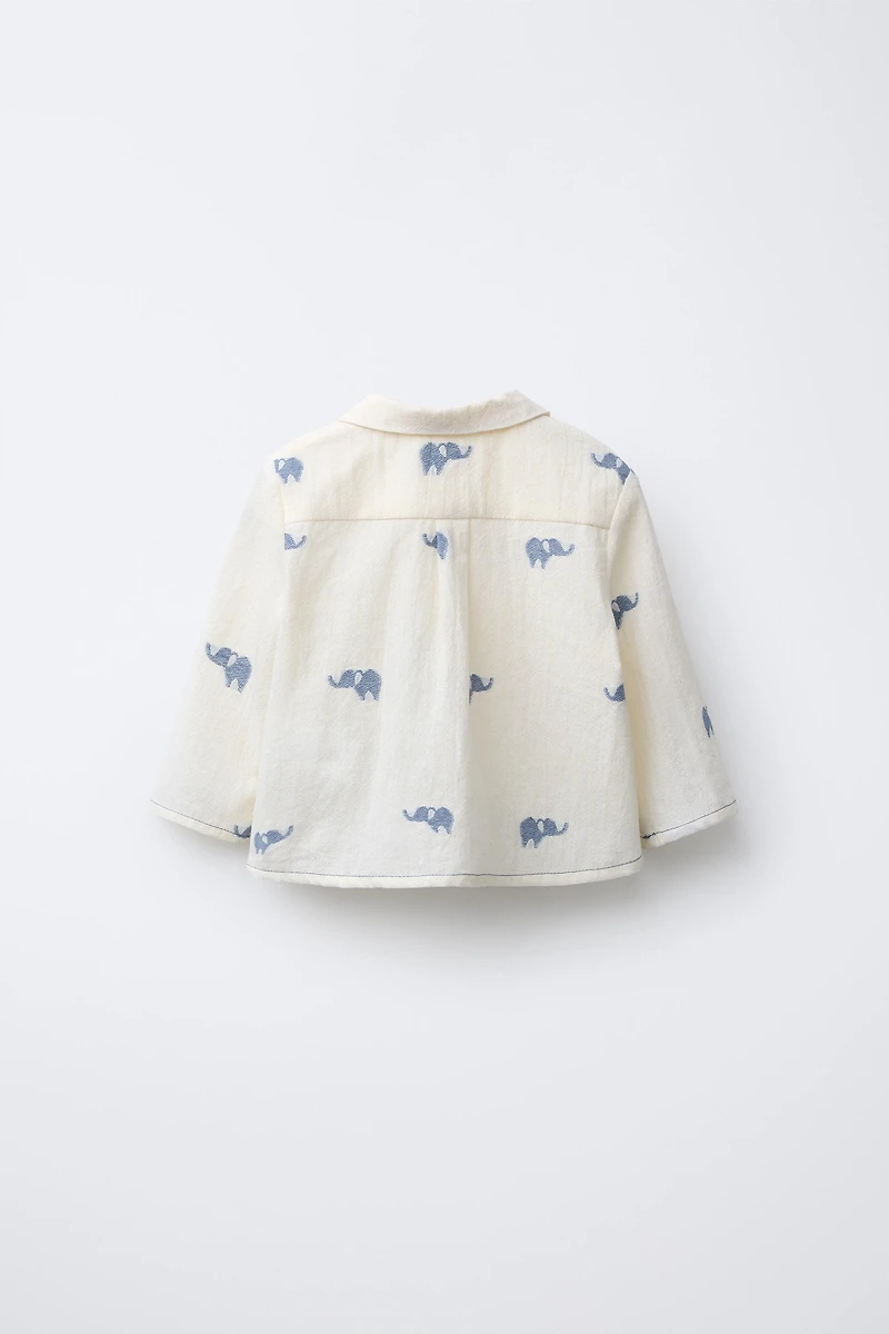 ELEPHANT JACQUARD SHIRT