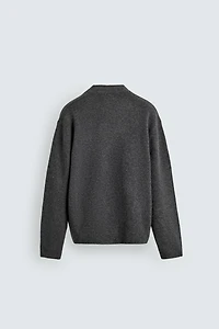 BUTTONED KNIT POLO SHIRT