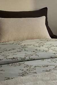 LEAF PRINT DUVET COVER
