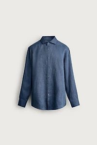 100% LINEN REGULAR FIT SHIRT