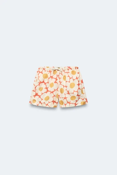 2-14 ANS/ SHORT DE BAIN FLEURS ÉDITION LIMITÉE