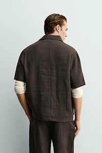100% LINEN POLO SHIRT