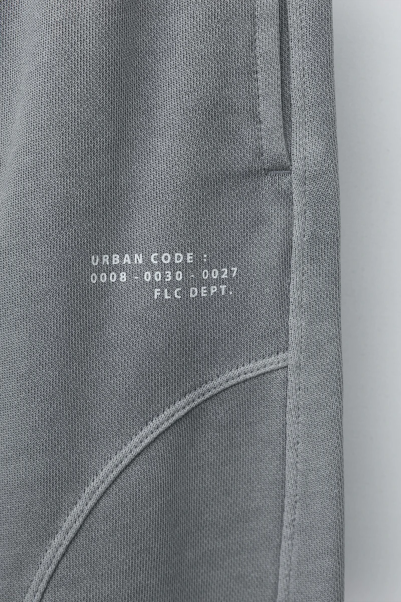PANTALON BARREL TEINT EN PIÈCE À DÉCOUPES