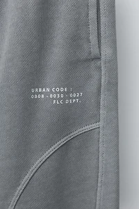 PANTALON BARREL TEINT EN PIÈCE À DÉCOUPES