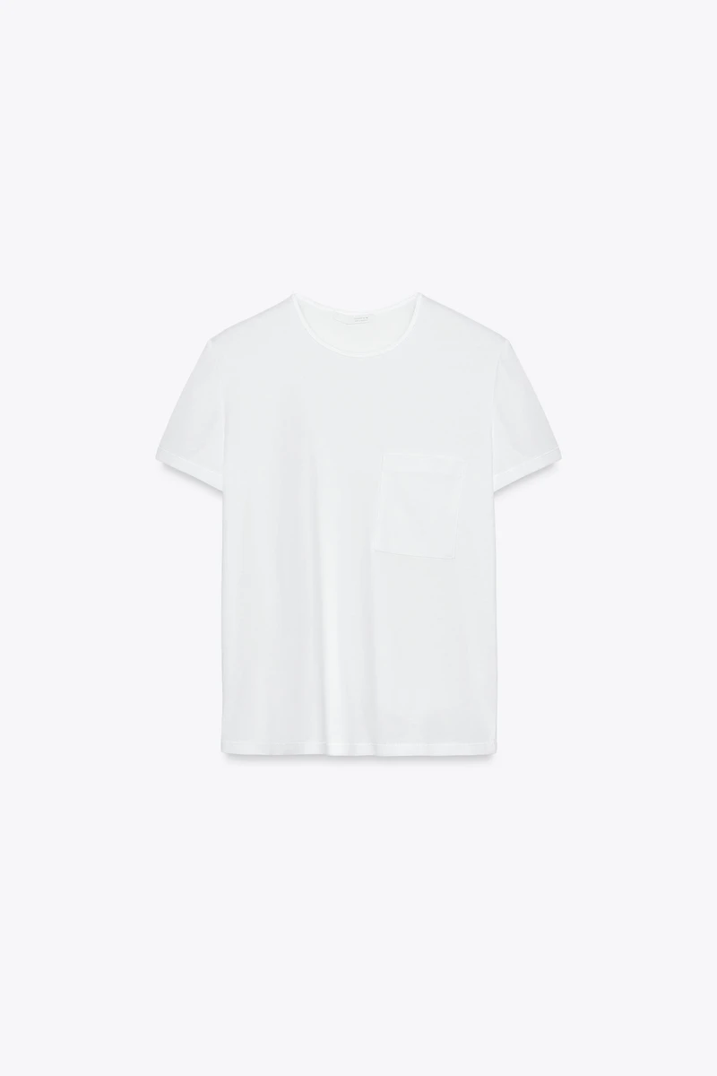 T-SHIRT EN COTON MERCERISÉ