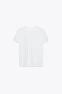 T-SHIRT EN COTON MERCERISÉ
