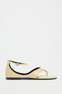 LEATHER TOE SANDALS
