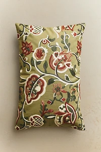 EMBROIDERED THROW PILLOW COVER
