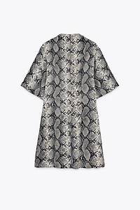 ANIMAL PRINT MINI DRESS
