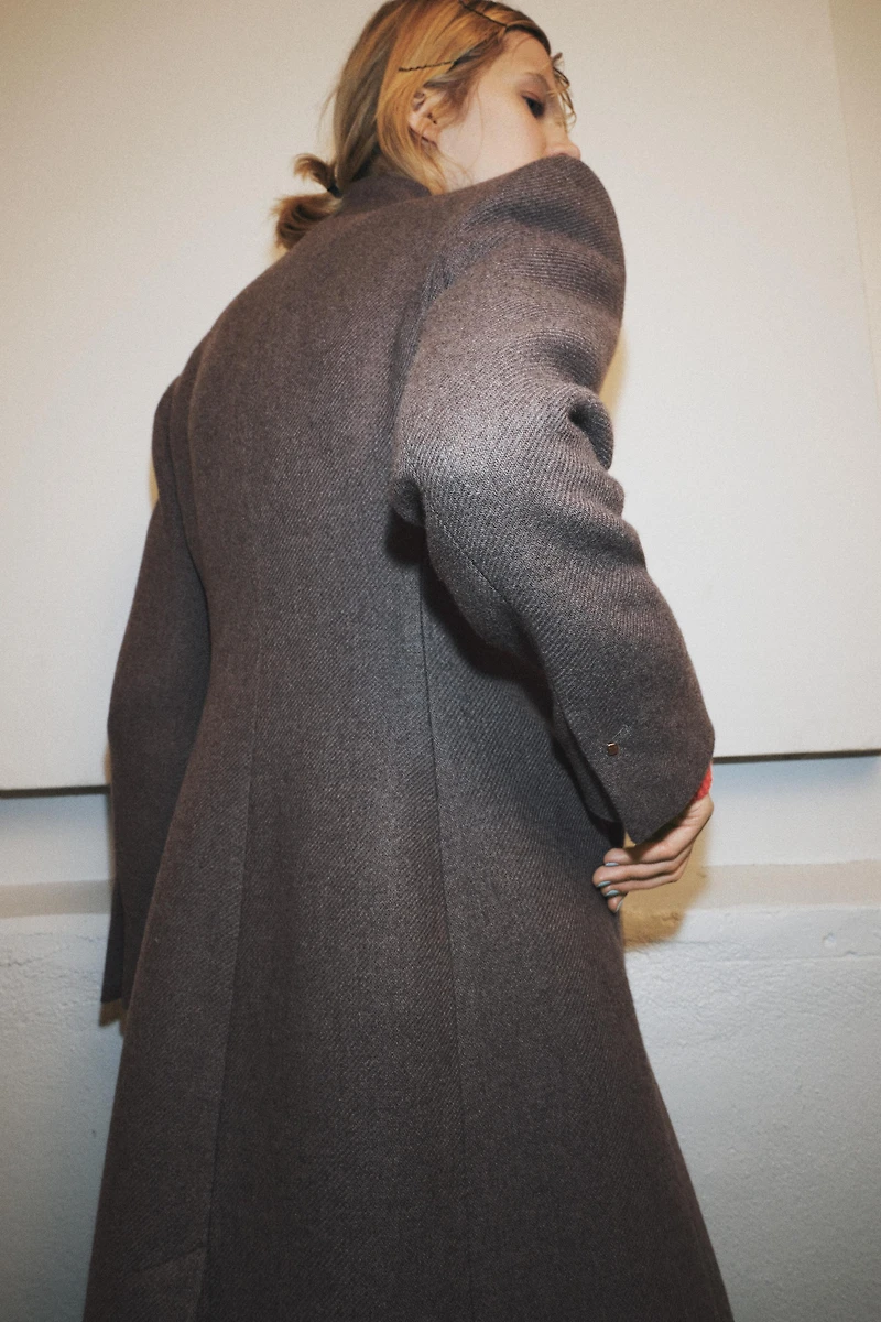 MANTECO WOOL COAT ZW COLLECTION LIMITED EDITION