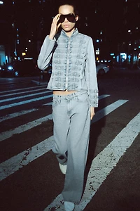 ZW COLLECTION TAILORED DENIM JACKET