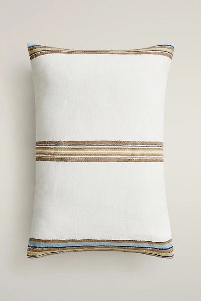 STRIPED THROW PILLOW COVER