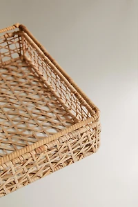 WOVEN RATTAN TRAY