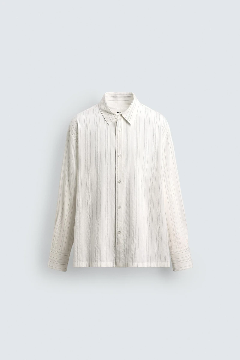 FLOWY STRIPED SHIRT