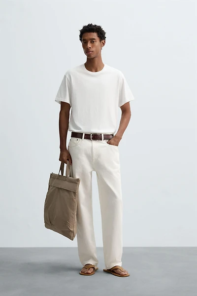 T-SHIRT SLIM FIT DÉLAVÉ