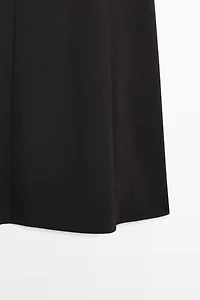 Robe midi bretelles lin