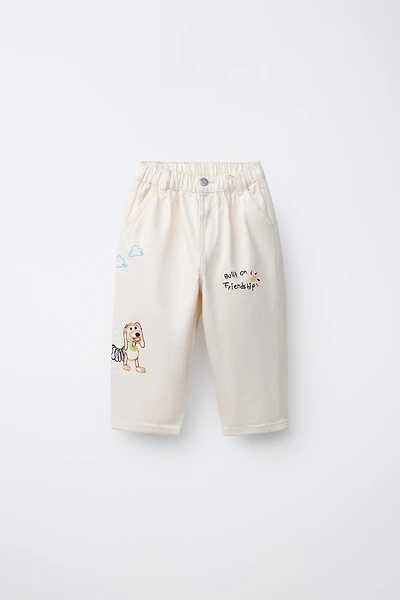 EMBROIDERED TOY STORY © DISNEY PIXAR TWILL PANTS