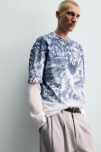 T-SHIRT IMPRIMÉ FOOTBALL AMÉRICAIN CHAMPION ® X ZARA