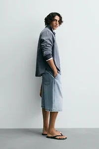 JORT EN DENIM COUPE DÉCONTRACTÉE