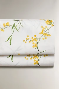 MIMOSA PRINT SATEEN FLAT SHEET