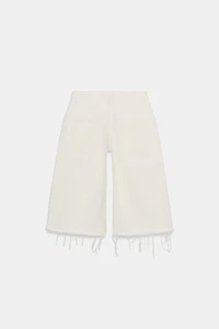 ZW COLLECTION FRAYED DENIM SHORTS