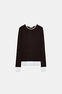 T-SHIRT DOUBLE CONTRASTE