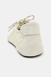 COMBINED SPORTY BALLET FLATS