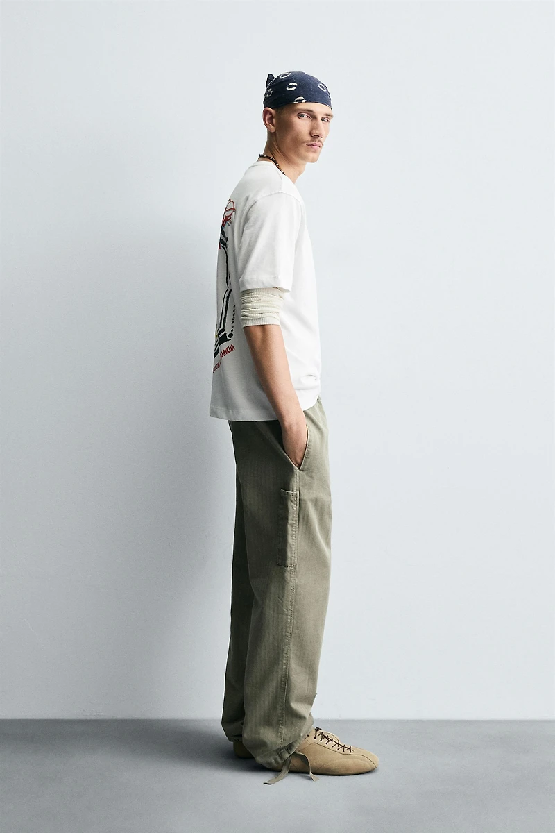 COMBINED EMBROIDERY T-SHIRT