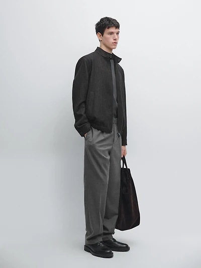 100% wool herringbone jacket