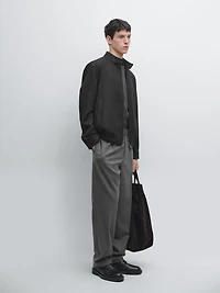 100% wool herringbone jacket