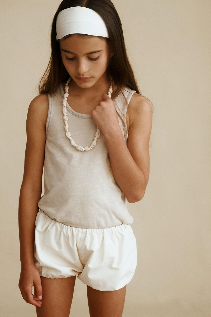 TOPSTITCHED T-SHIRT CREATED BY CARAMEL LONDON X ZARA