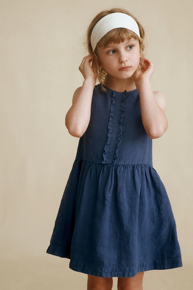 100% LINEN DRESS CREATED BY CARAMEL LONDON X ZARA