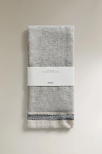 CONTRAST COTTON TERRYCLOTH KITCHEN TOWEL