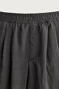 PANTALON FLUIDE COUPE DÉCONTRACTÉE À RAYURES