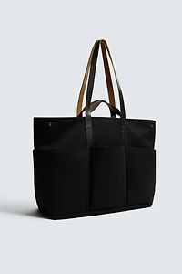 SAC SHOPPER AVEC DÉTAILS EN CUIR AARON LEVINE X ZARA