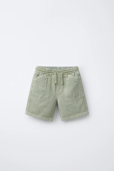 BERMUDA SERGE COMFY EN COTON ET LIN